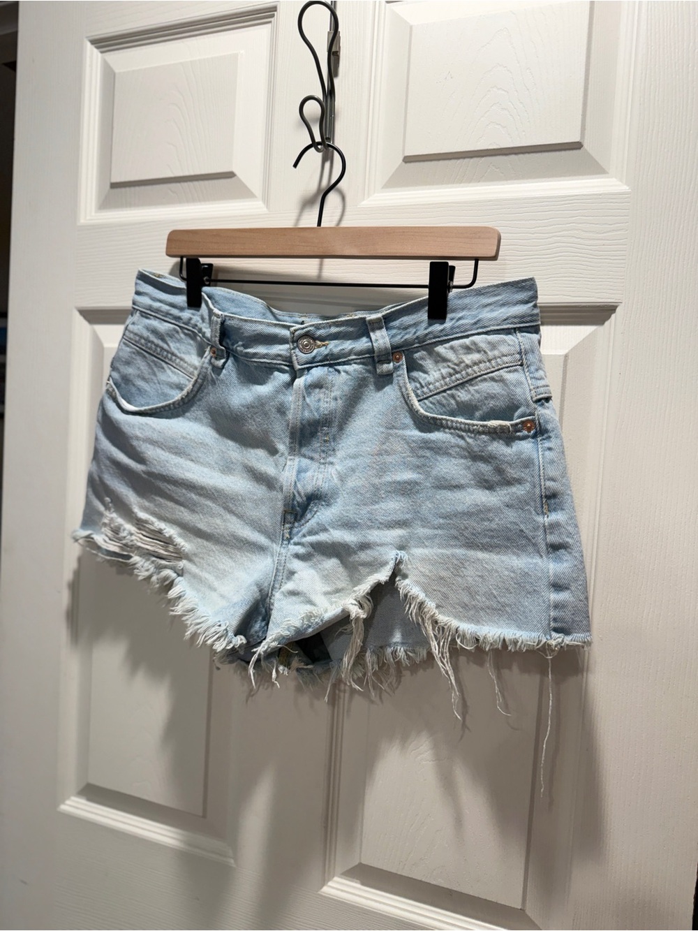 Free People We The Free Now or Never Denim Shorts-Size 30-Color: Well Worn - Picture 3 of 10